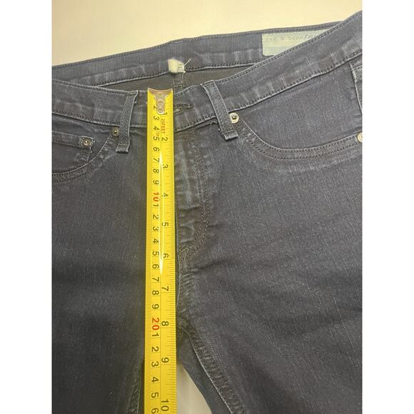 Rag & Bone Women's Blue Raw Hem Capri Jeans Mid-Rise Stretch Skinny Fit Size 27 - Picture 6 of 9